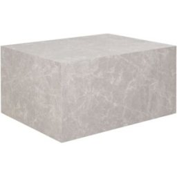Moloo Mesa de centro con efecto mármol beige 60x80 cm