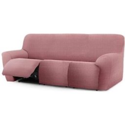 Eysa Funda de sofá relax extensible 3 plazas x 3 rosa 200 - 260 cm