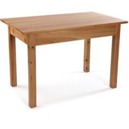 Versa Home Mesa de comedor en madera marrón