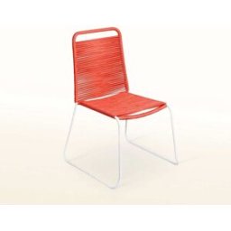 LDK GARDEN 4 sillas de jardín antea apilables coral
