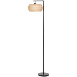 Homcom Lámpara de pie 52x33x170 cm negro