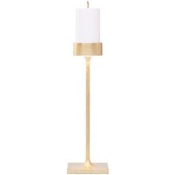 Lámpara de mesa zafferano pan de oro aluminio inalámbrica ip54 alta