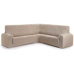 Eysa Funda de sofá rinconera 3+2 elástica beige 600 cm