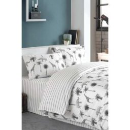Blanc Avenue Juego de funda de edredón 200x200 cm+ 2 fa 65x65 cm 100% algodón