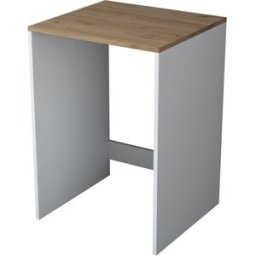 Calicosy Estantería para lavadora con acabado blanco y nogal h91,8 cm