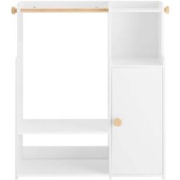 SoBuy Ropero infantil con 2 compartimentos y 1 puerta