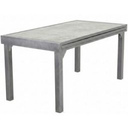 Edenjardin Mesa de centro rectangular para exterior Gris Antracita