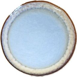Aulica Plato llano azul en porcelana 27x27x1.6cm - lote de 6