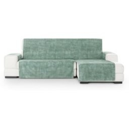 Eysa Funda de sofá chaise longue extra práctica derecha verde 290 cm