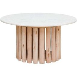 Chehoma Mesa de centro de madera beige