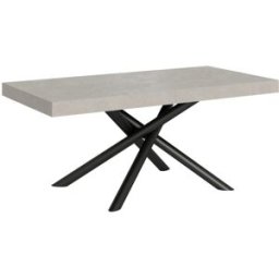 Itamoby Mesa extensible 90x160/420 cm efecto madera cachemira, hierro