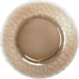 Aulica Plato de postre dorado con bordes finamente texturizados 22cm