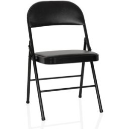 hjh OFFICE Silla de piel sintética negro