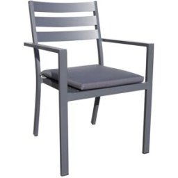 dcb garden Sillón de jardín apilable de aluminio