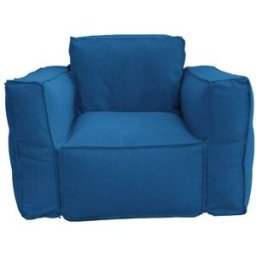 Deco Arts Sofá modular de jardín 90x75x65 cm azul