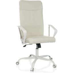 hjh OFFICE Silla home office tela beige