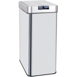 Kitchen Move Cubo de basura de cocina automático plata 60l