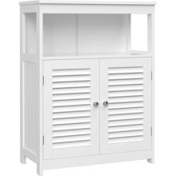 VASAGLE Armario del baño de 30 x 60 x 80 cm de color blanco