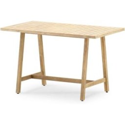 Defora Home Mesa bar alta de jardín madera de acacia clara