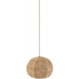 J-line Pantalla colgante de madera natural de 45x45x40cm