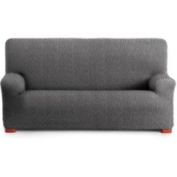 Eysa Funda de sofá 2 plazas elástica gris oscuro 140 - 200 cm