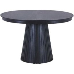 Unique Mesa de comedor madera negro
