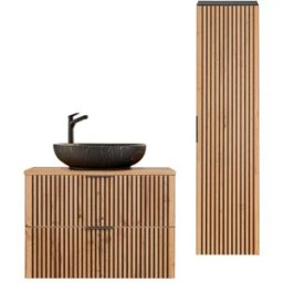 Petits meubles Conjunto de muebles con lavabo paneles de melamina y mdf madera