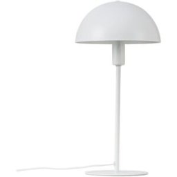 Nordlux Lámpara de mesa sencillo blanco de metal y pantalla en forma de cúpula