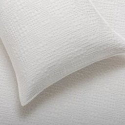 Casa da Laura Funda nórdica geométrico 100% algodón blanco cama 200 cm (280 x 240 cm