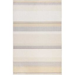 Esprit Alfombra tejida con diseño beige y marrón para salón 120x170