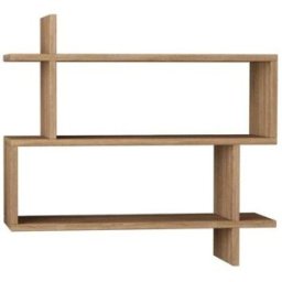 Calicosy Estante de pared suspendido decorado en madera de roble l70 cm