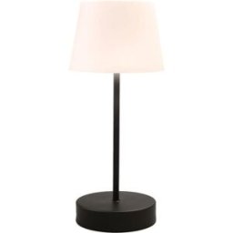 Wonderlamp Lámpara de mesa portátil recargable con base en negro ø13cm