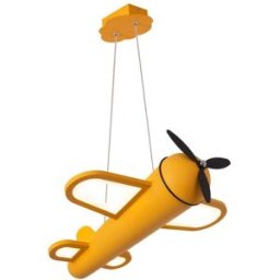 Lucide Lámpara colgante de hierro con 1 led integrado, amarillo