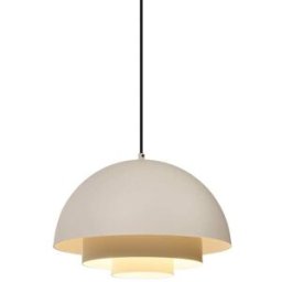 QAZQA Lámpara colgante escandinava crema interior blanco
