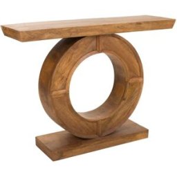 Wanderlust deco Recibidor-consola de madera acabado artesanal 102x30x77