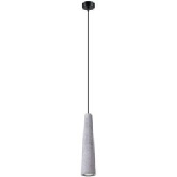 Sollux Lighting Lámpara de techo gris concreto alt. 125
