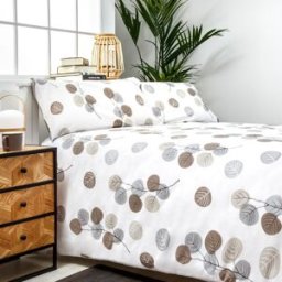 Cotton Artean Funda nórdica 100% algodón orgánico beige 220x220 cm cama 135
