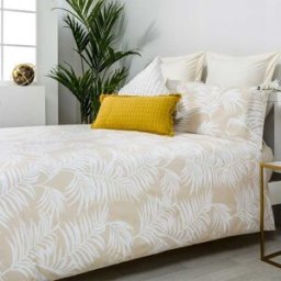 Cotton Artean Funda nórdica 100% algodón orgánico beige 240x220 cm cama 150