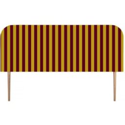 RNT by Really Nice Things Cabecero tapizado terciopelo a rayas 160x97cm
