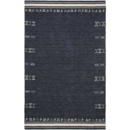 Safavieh Alfombra lana carbón 122 x 183 cm