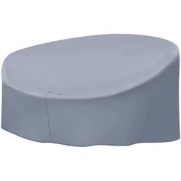 Beliani Funda de protección impermeable 165 cm 140 cm 75 cm gris