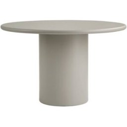 Moloo Mesa de comedor redonda para 4 personas 120 cm color arena