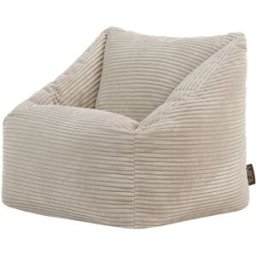 Icon Puf sillón infantil de pana beige