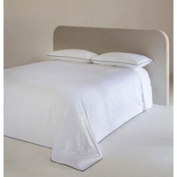 Cotton Artean Funda nórdica satén algodón 300 hilos Filo Blanco 220x220 cama 135