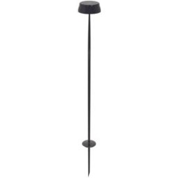 Lámpara de pie led wi-fi negro perla regulable zafferano