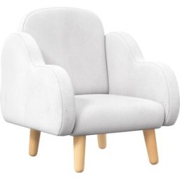 ZONEKIZ Sillón infantil 46x51x55 cm blanco