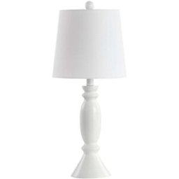 Safavieh Lampara de mesa de resina blanco