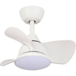 Wonderlamp Ventilador de techo silencioso led 24w blanco ø50 cm con mando