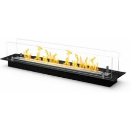 Divina Fire Biochimenea acero con cristal 65 cm