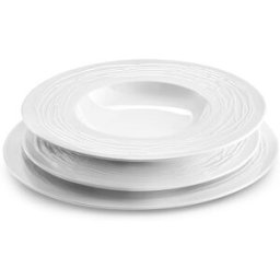 Medard de Noblat Servicio de vajilla de 18 piezas porcelana blanco